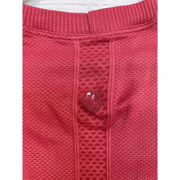 Short Sleeve Compression Athletic Top 0/XS Red - Picture 5 of 7